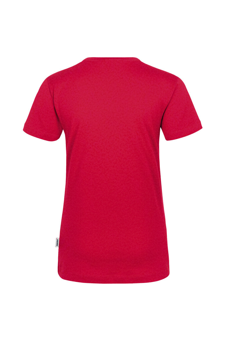 Hakro - Dames Regular Fit V-Shirt - Red