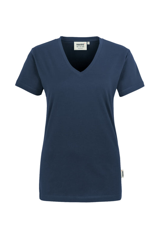 Hakro - Women's Regular Fit V-Shirt - Navy Blue