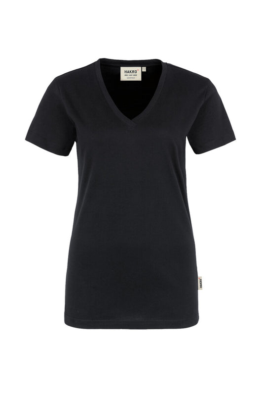 Hakro - Ladies Regular Fit V-Shirt - Black