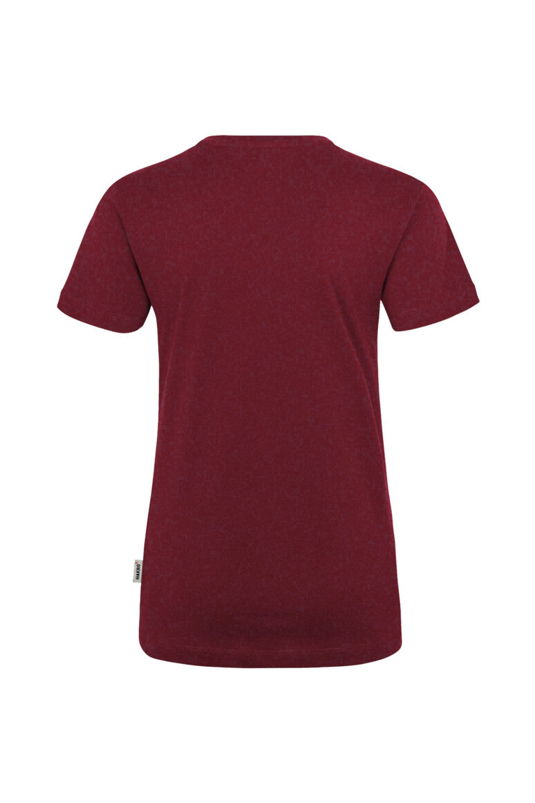 Hakro - Dames Regular Fit V-Shirt - Burgundy