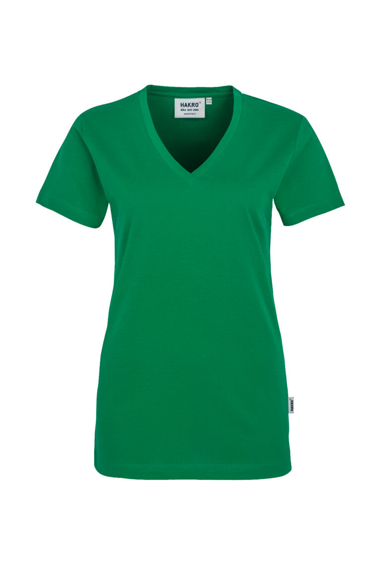 Hakro - Dames Regular Fit V-Shirt - Kelly Green