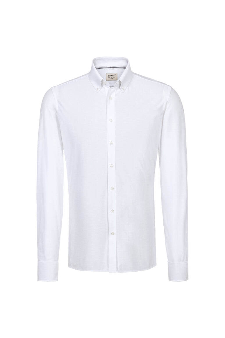 Hakro - Heren Stretch Overhemd Regular Fit