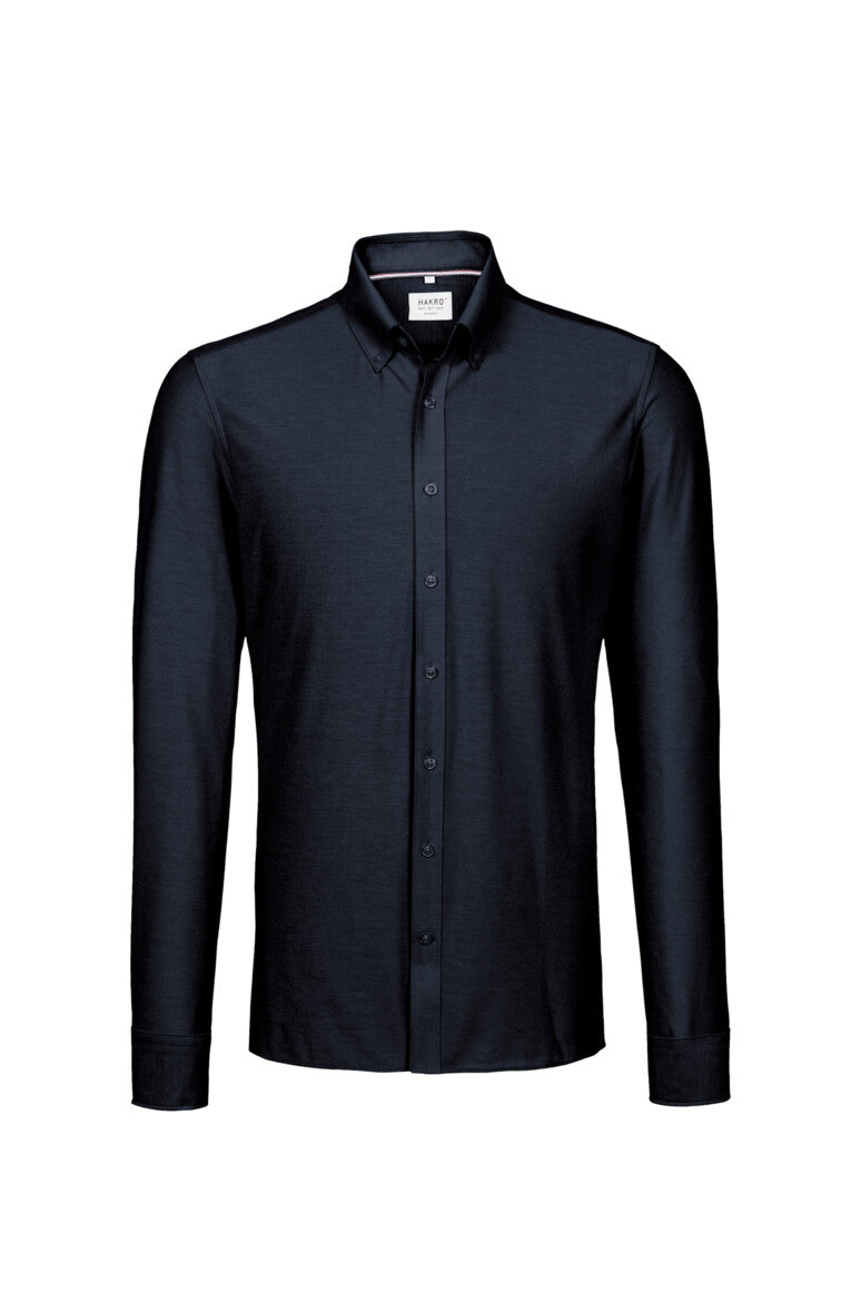 Hakro - Heren Stretch Overhemd Regular Fit