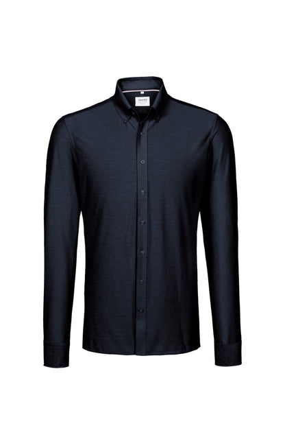 Hakro - Heren Stretch Overhemd Regular Fit