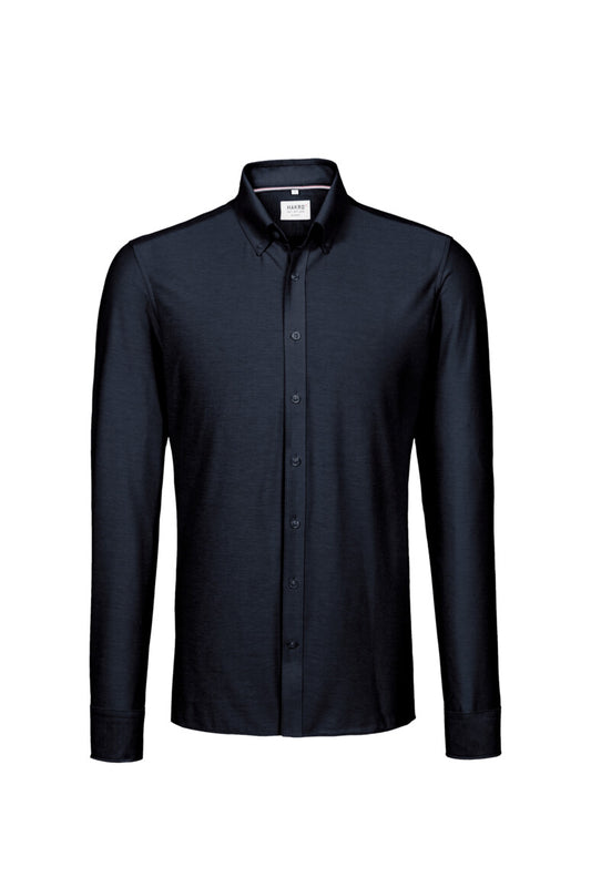 Hakro - Heren Stretch Overhemd Regular Fit