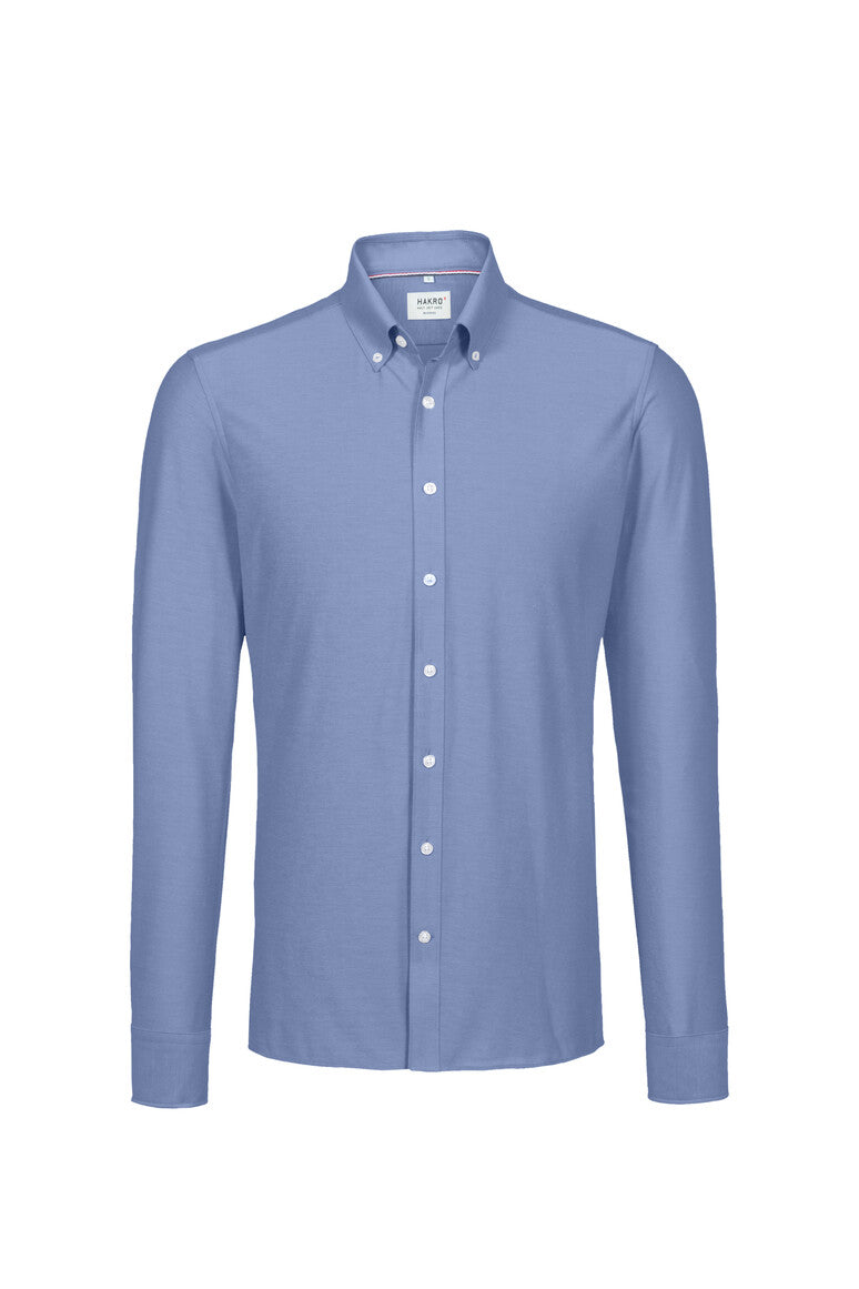 Hakro - Heren Stretch Overhemd Regular Fit
