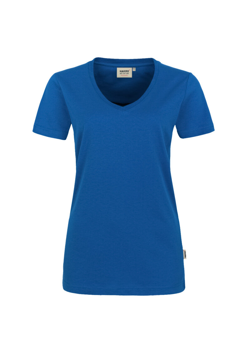 Hakro - Dames Regular Fit V-Shirt - Mikralinar - Royal Blue