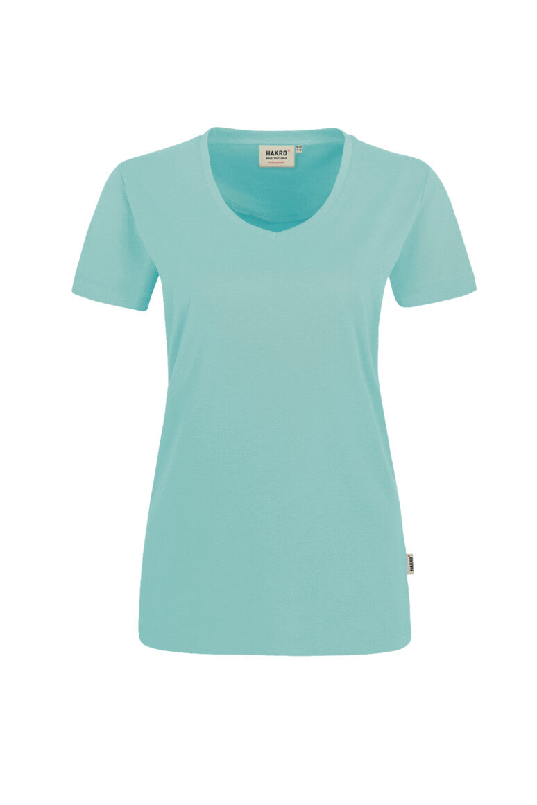 Hakro - Dames Regular Fit V-Shirt - Mikralinar - Ice Green