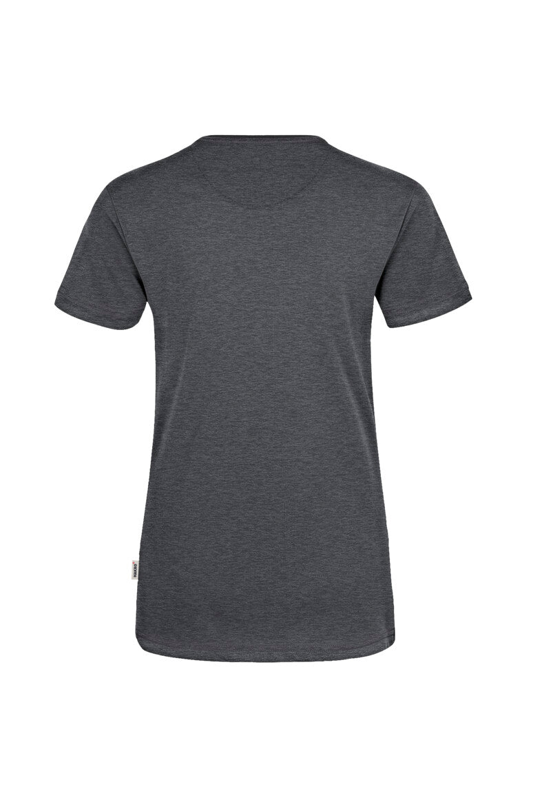 Hakro - Ladies Regular Fit V-Shirt - Mikralinar - Heather Anthracite