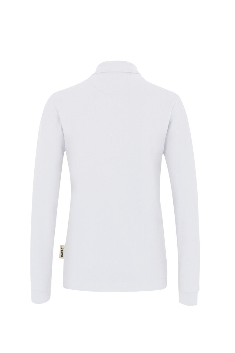 Hakro - Women's Regular Fit Longsleeve Polo - Mikralinar - White