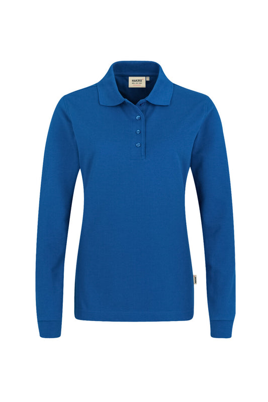 Hakro - Dames Regular Fit Longsleeve Polo - Mikralinar - Royal Blue