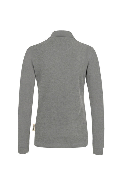 Hakro - Dames Regular Fit Longsleeve Polo - Mikralinar - Heather Grey