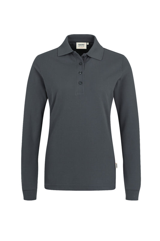 Hakro - Dames Regular Fit Longsleeve Polo - Mikralinar - Anthracite