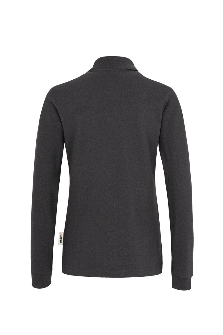 Hakro - Dames Regular Fit Longsleeve Polo - Mikralinar - Carbon Grey