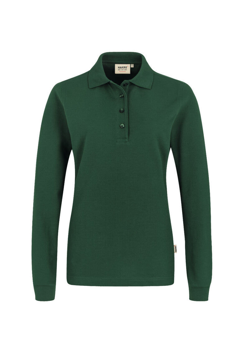 Hakro - Dames Regular Fit Longsleeve Polo - Mikralinar - Fir