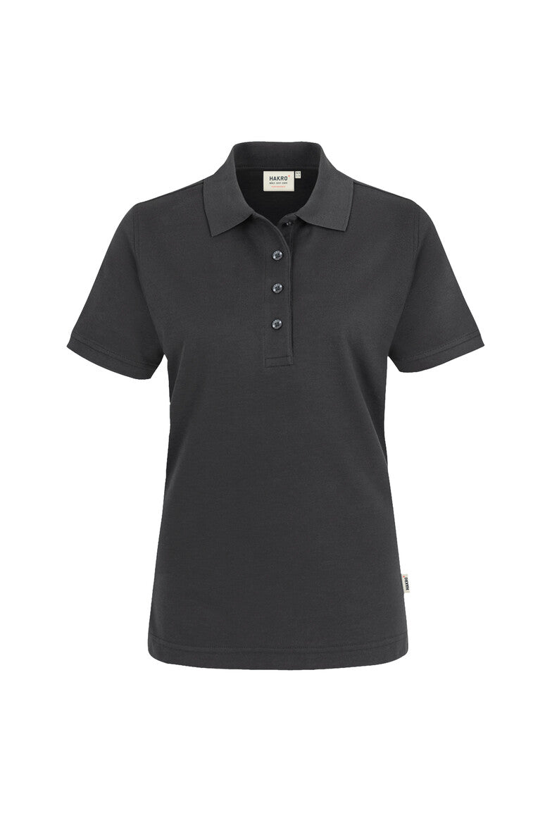 Hakro - Polo coupe régulière pour femme - Mikralinar - Gris carbone