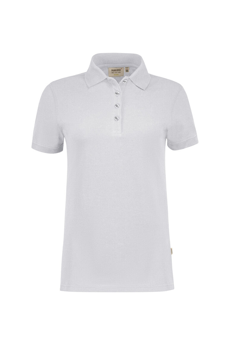 Hakro - Dames Regular Fit Polo - biologisch Katoen - White