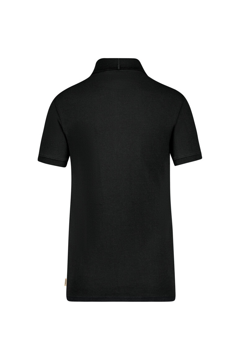 Hakro - Polo coupe régulière pour femme - Coton biologique - Noir