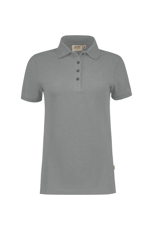 Hakro - Dames Regular Fit Polo - Biologisch Katoen - Heather Grey