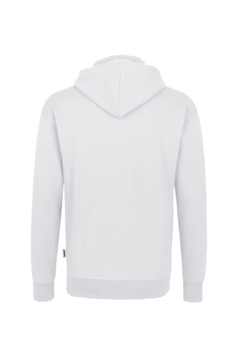 Hakro - Sweat à capuche sans poche unisexe coupe régulière - Coton biologique - Blanc