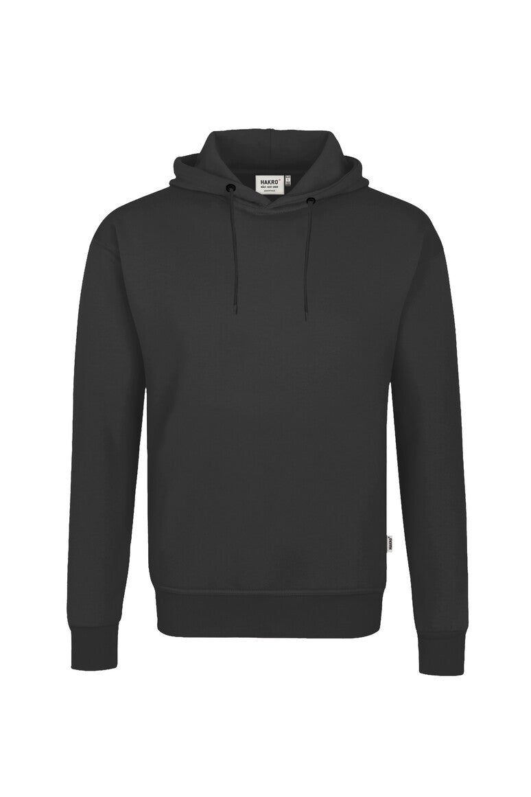 Hakro - Sweat à capuche sans poche unisexe coupe régulière - Coton biologique - Gris carbone