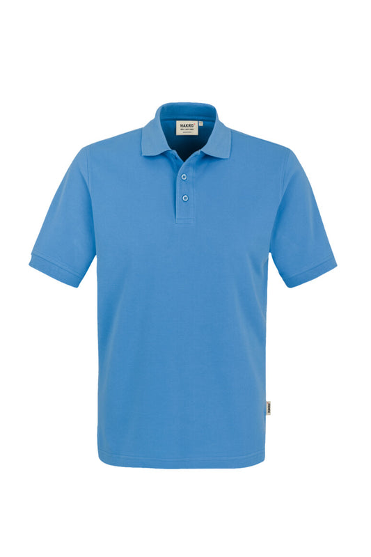 Hakro - Polo coupe régulière pour homme - Classique - Bleu Malibu