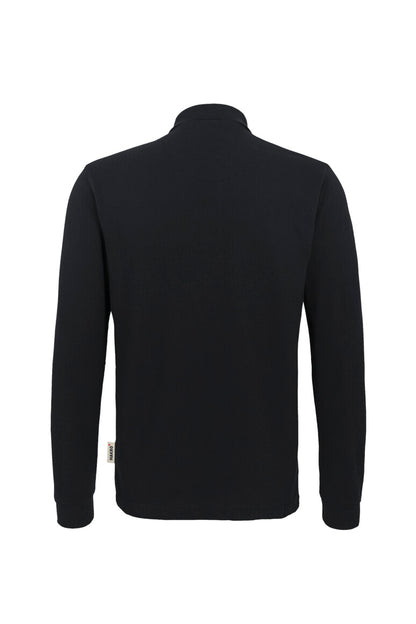 Hakro - Polo à manches longues unisexe coupe confortable - Mikralinar - Noir