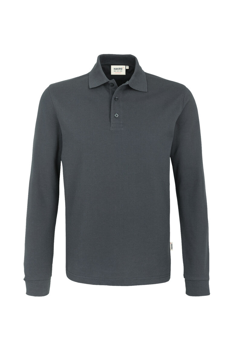 Hakro - Men's Comfort Fit Longsleeve Polo - Mikralinar - Anthracite