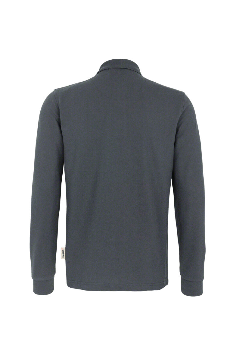 Hakro - Polo à manches longues Comfort Fit pour hommes - Mikralinar - Anthracite