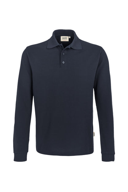 Hakro - Polo à manches longues unisexe coupe confortable - Mikralinar - Encre