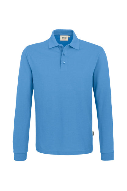 Hakro - Polo à manches longues unisexe coupe confortable - Mikralinar - Bleu Malibu