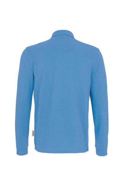Hakro - Polo à manches longues unisexe coupe confortable - Mikralinar - Bleu Malibu