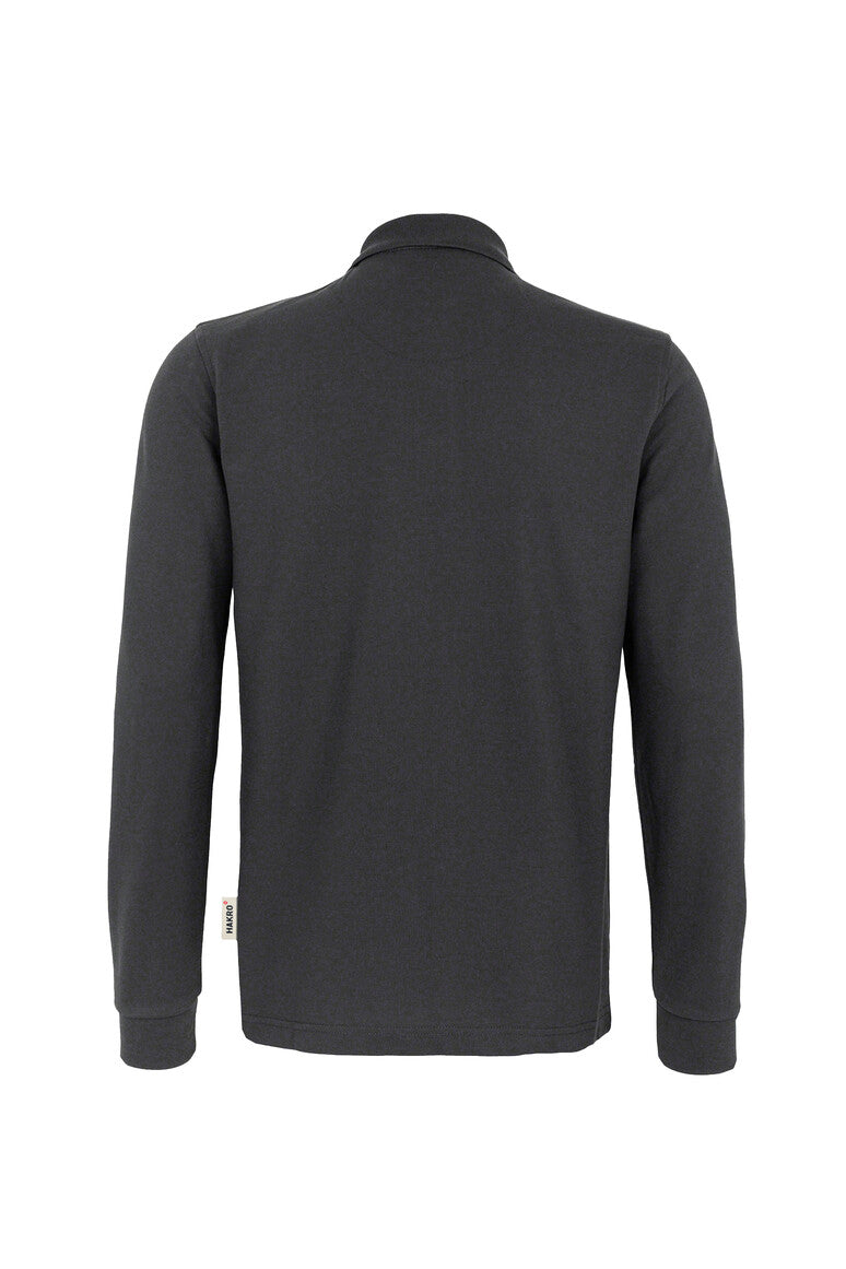 Hakro - Polo à manches longues Comfort Fit pour hommes - Mikralinar - Gris carbone