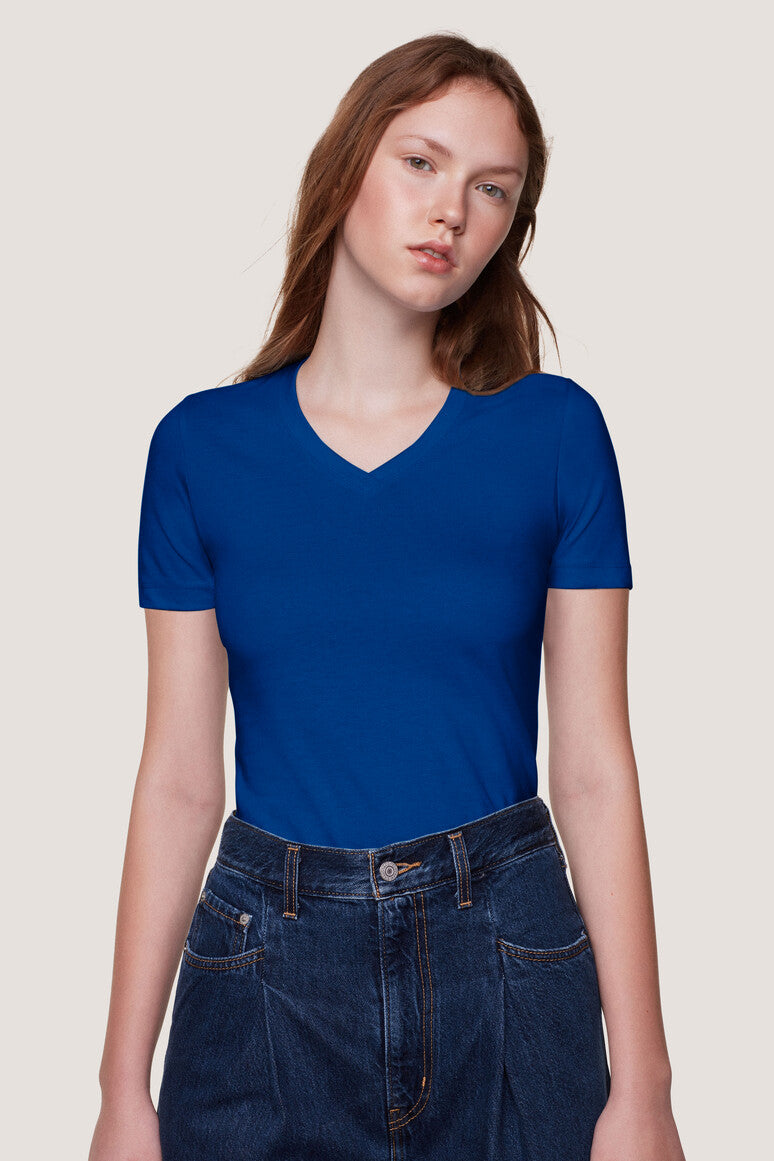 Hakro - T-shirt coupe régulière pour femmes - Bleu royal