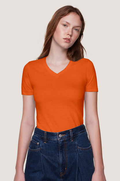 Hakro - T-shirt coupe régulière pour femmes - Orange
