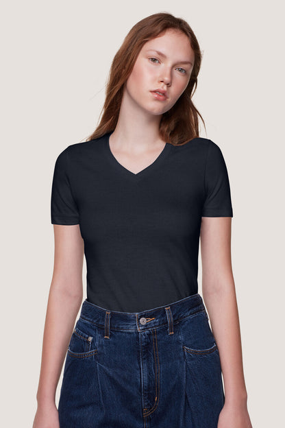 Hakro - T-shirt coupe régulière pour femmes - Encre