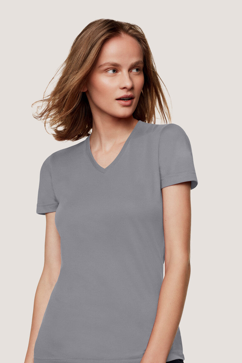 Hakro - T-shirt coupe régulière pour femme - Mikralinar - Titane