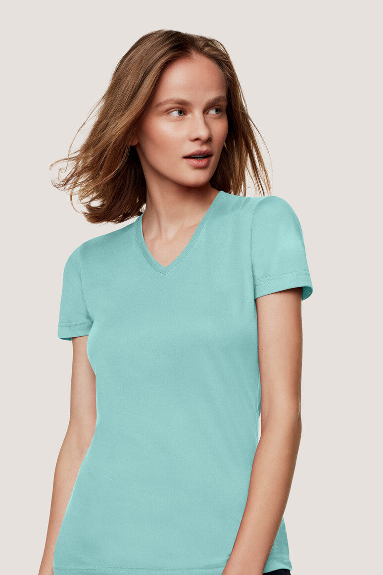 Hakro - T-shirt coupe régulière pour femmes - Mikralinar - Vert glace