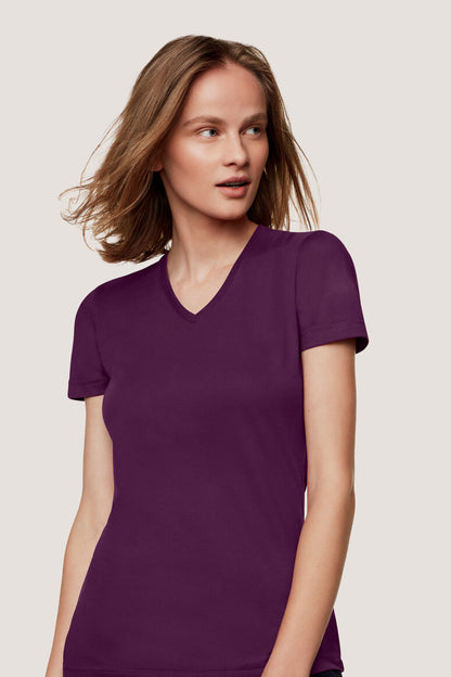 Hakro - Ladies Regular Fit V-Shirt - Mikralinar
