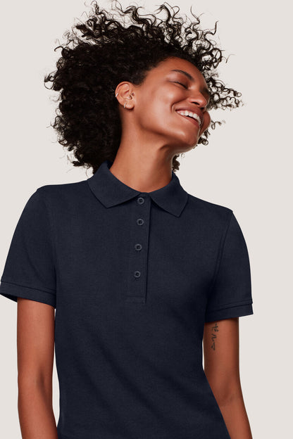 Hakro - Polo coupe régulière pour femme - Mikralinar - Encre