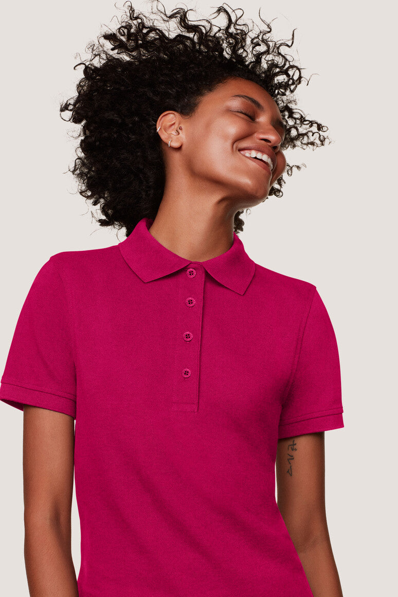 Hakro - Polo coupe régulière pour femme - Mikralinar - Magenta