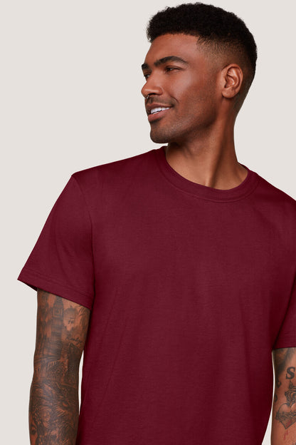 Hakro - Men's Comfort Fit T-Shirt - Mikralinar - Burgundy