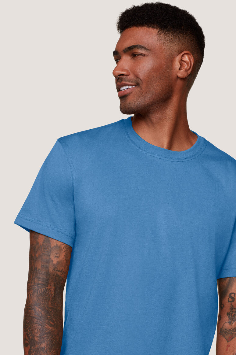 Hakro - Men's Comfort Fit T-Shirt - Mikralinar - Malibu Blue