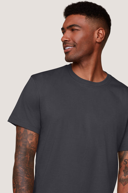 Hakro - T-shirt unisexe coupe confortable - Mikralinar - Gris carbone
