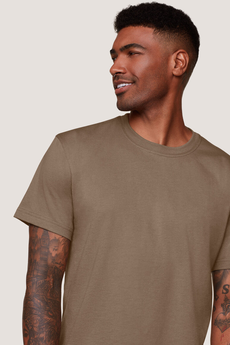 Hakro - T-shirt coupe confort pour hommes - Mikralinar - Nougat