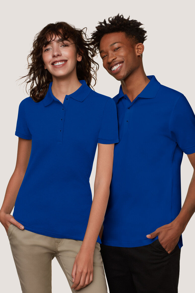 Hakro - Polo coupe régulière pour femme - Coton biologique - Bleu royal