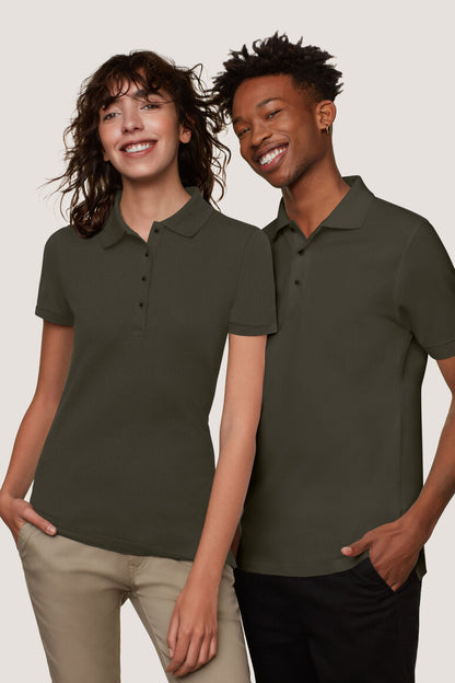 Hakro - Polo coupe régulière pour femme - Coton biologique - Olive