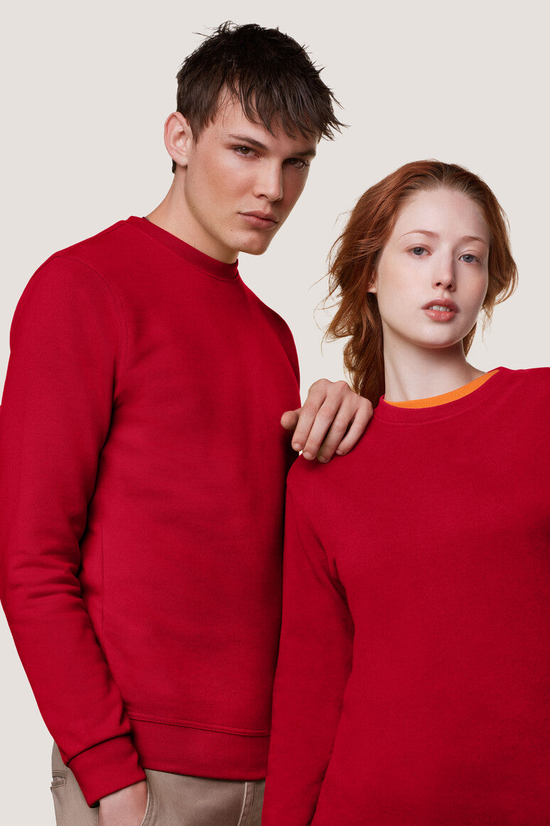 Hakro - Unisex Comfort Fit Sweater - Mikralinar - Red