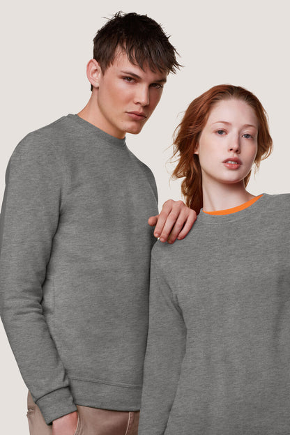 Hakro - Pull unisexe Comfort Fit - Mikralinar - Gris chiné