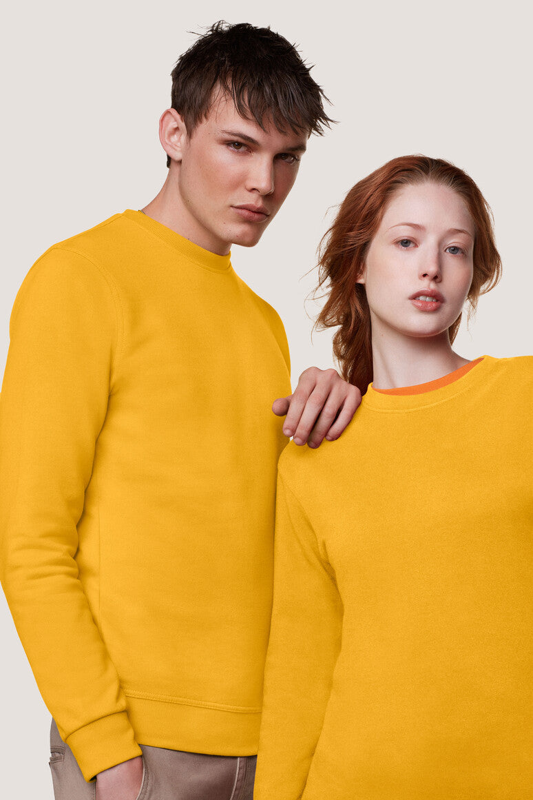 Hakro - Pull unisexe Comfort Fit - Mikralinar - Jaune soleil